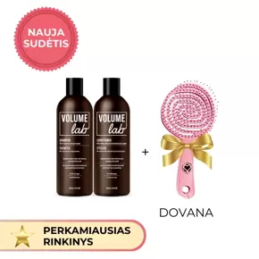 VOLUME LAB bazinis rinkinys: šampūnas ir kondicionierius + DOVANA (plaukų šepetys)!